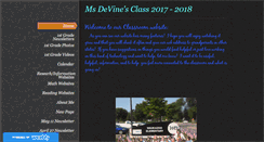 Desktop Screenshot of msdevinesclass.com